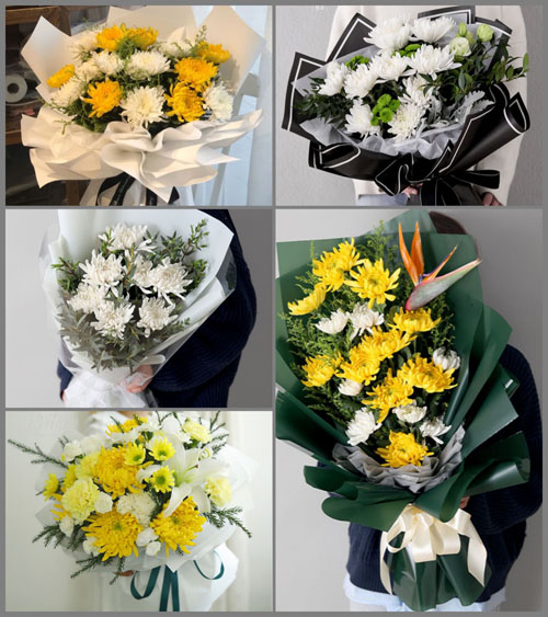 湖北随州市广水市长岭镇吕冲村白事花束代送